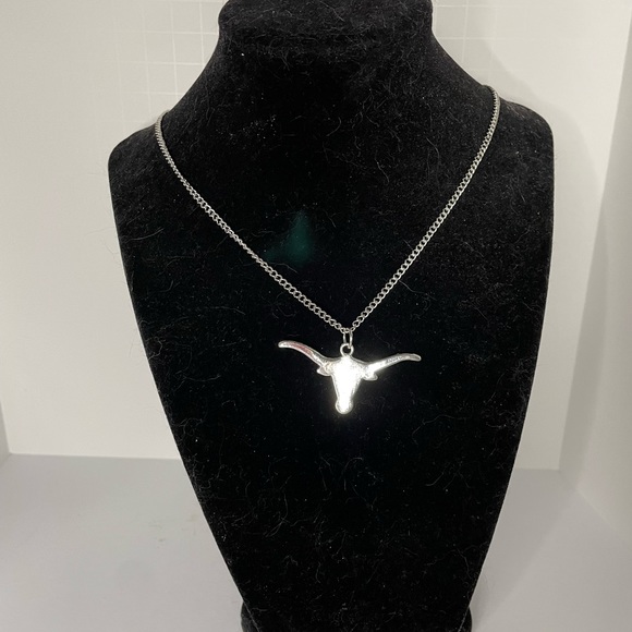 Handmade Longhorn Necklace - Picture 2 of 4